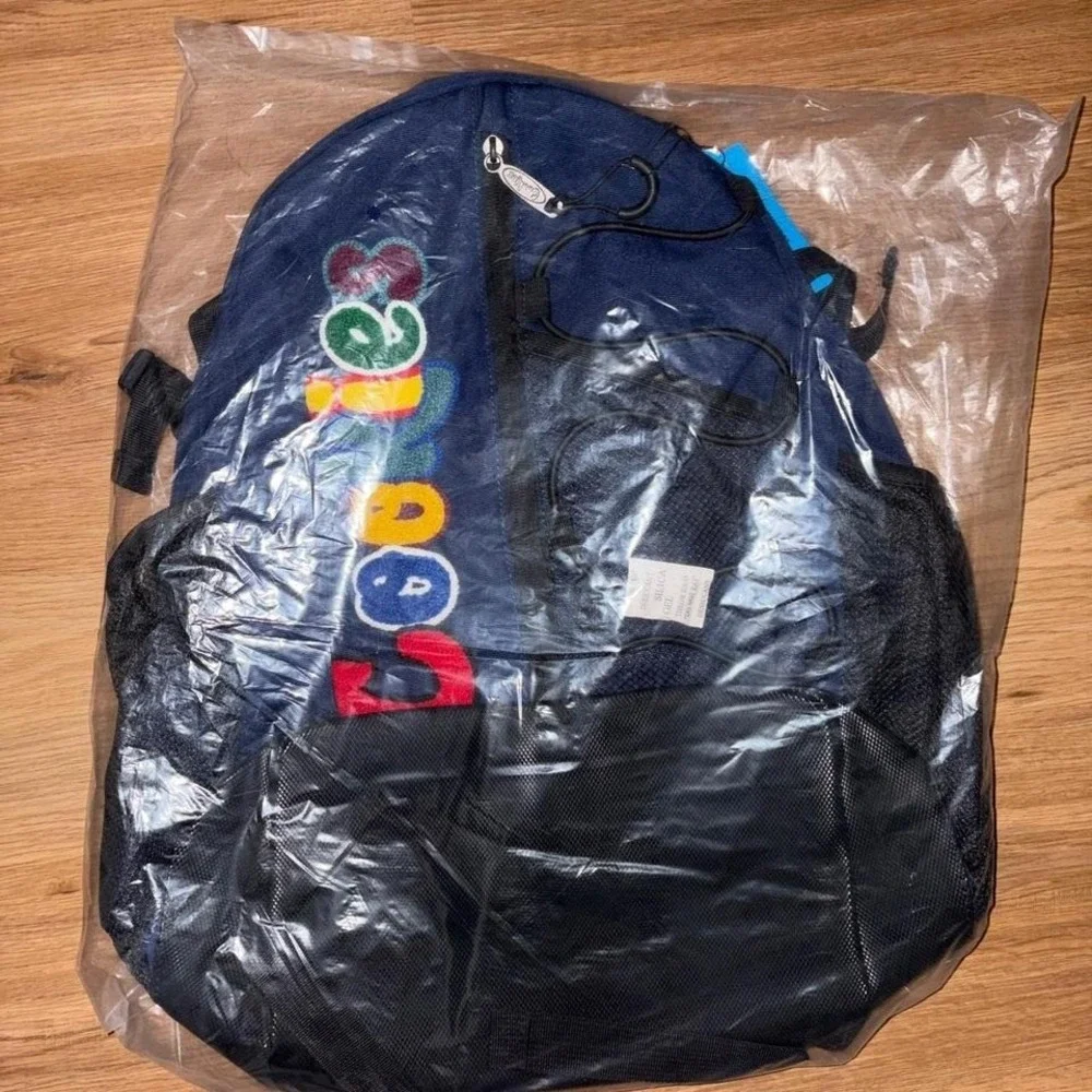 Cookies Patchwork Logo Backpack (Navy) - Picture 2 of 4